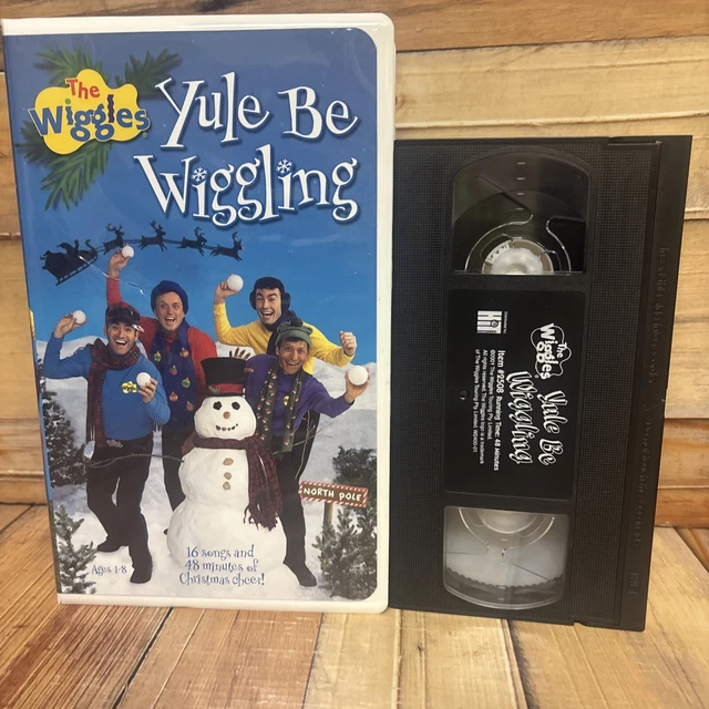 THE WIGGLES YULE Be Wiggling VHS Tape Used Clamshell Christmas Holiday ...