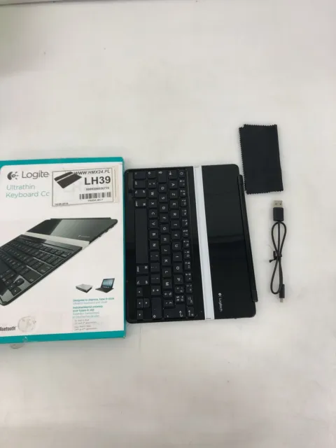 Logitech Ultra-Thin Keyboard Huelle fuer Apple iPad (AZERTY Layout) schwarz