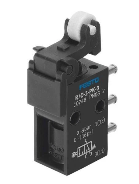FESTO - R/O-3-PK-3 (10748) - Roller lever valve - New