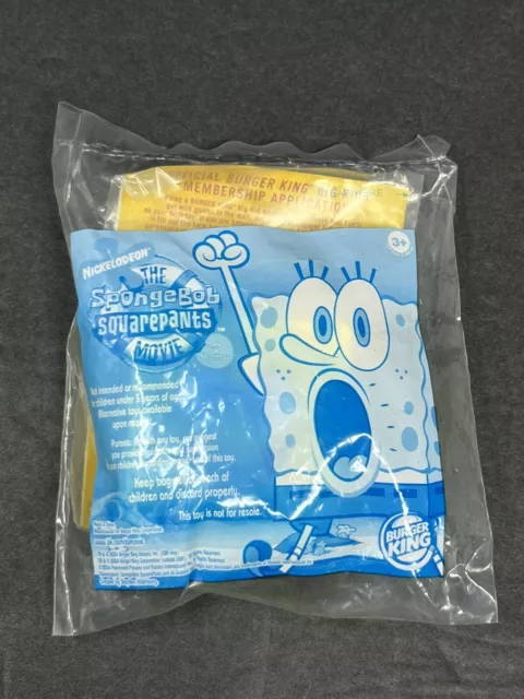 2004 Burger King The SpongeBob SquarePants Movie Kids Meal Toy Brand New Sealed