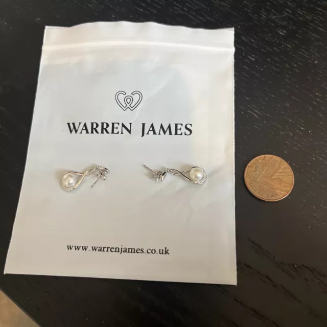 WARREN JAMES SET - Earrings and necklace rose gold £26.00 - PicClick UK