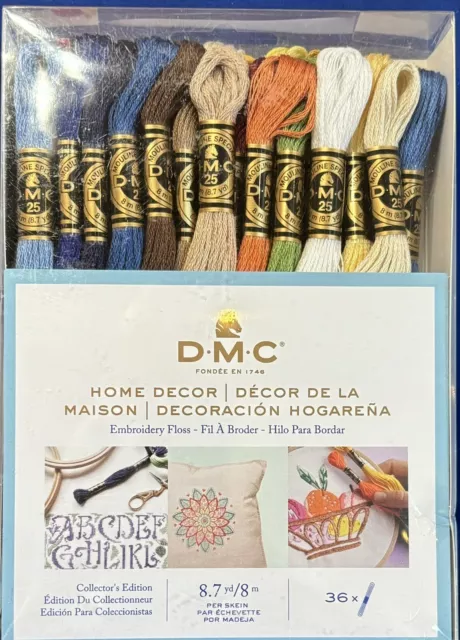 DMC Home Decor Set, 36 Skeins, Brand New, Collectors Set See Photo 2 For Color #