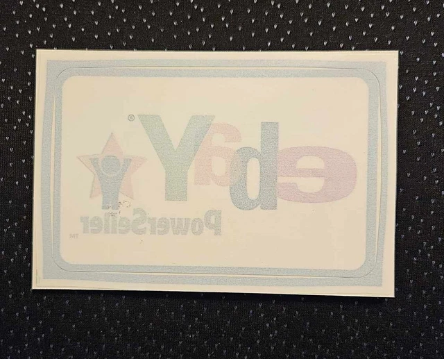 eBay PowerSeller Window Decal 6" x 4"