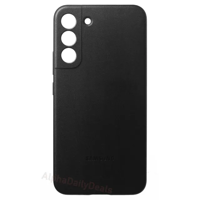 Genuine OEM Samsung Galaxy S22 Leather Cover Case Black