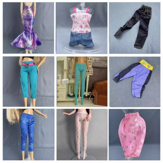 Fashion Doll Clothes Accessories Casual Wears Dolls Tops Pants  30cm Doll