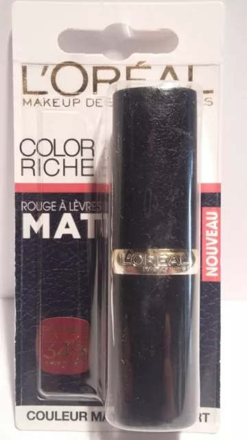Rouge à Lèvres Color Riche Matte Mat 349 Paris Cherry L'Oréal