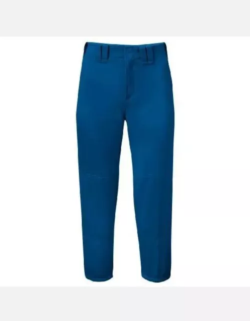 Mizuno Select Belted Women's Sz M Softball BLUE Pants 350150 NEW