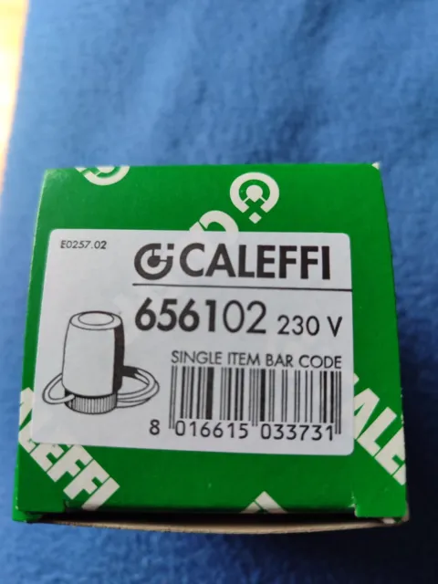 Caleffi 656102 TETE DE COMMANDE ELECTROTHERMIQUE