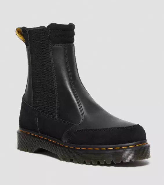 DR. MARTENS 2976 HI REAVES BEX SUEDE LEATHER CHELSEA BOOTS SIZE