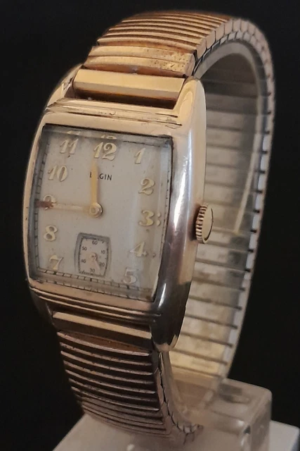 Men's Vintage 1950's Elgin 15 Jewels Watch.FREE  SHIPPING.