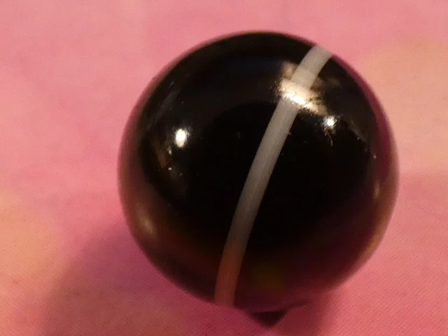 Antique Sulemani Mid Banded Agate Bead 120 Year Old Or More Heirloom 10.3 Mm