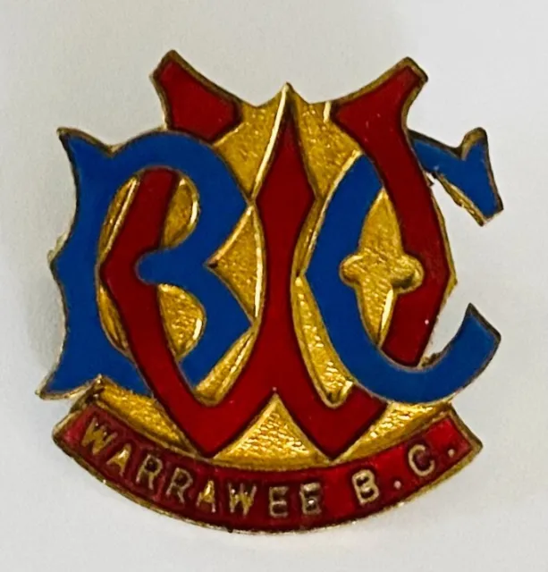 Warrawee Bowling Club Badge Pin Rare Vintage (L2)
