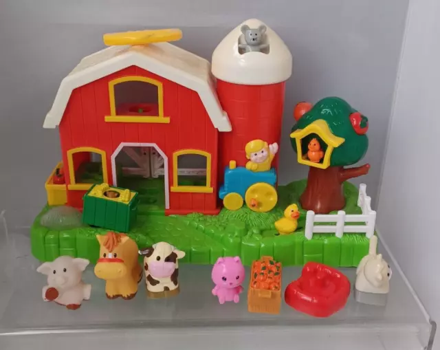 KIDDIELAND OLD MCDONALD FARM BARN TRACTOR ANIMALS BUNDLE, Kids Toddlers (A4)