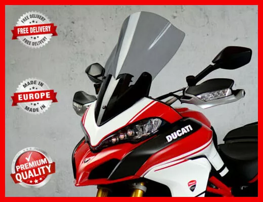 Ducati Multistrada 1200 2015-2017 Haute Pare-Brise Touring Sport Écran 4Couleurs