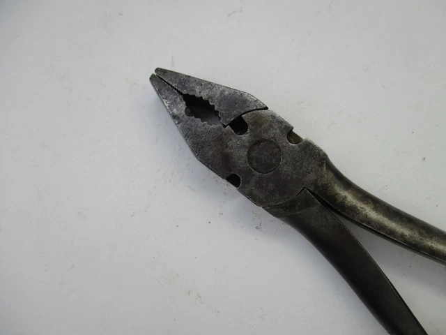 vintage Kraeuter #1841-8" combination lineman's pliers USA 8