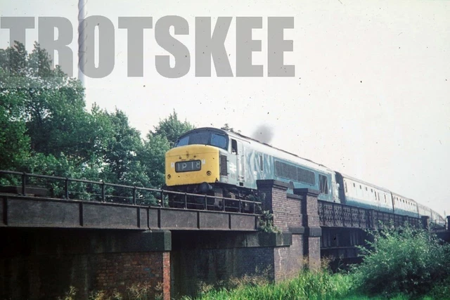 35mm Slide BR British Rail Diesel Loco Class 46 D147 Bedford 1973 Original