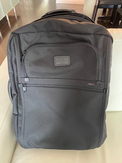 Tumi  22900Dh  Alpha Black Ballistic Nylon  Carry On Luggage