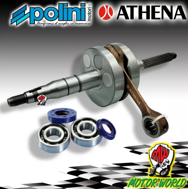 Set Kurbelwelle Racing Athena + Lager Polini Fantic Big Wheel 50 2T