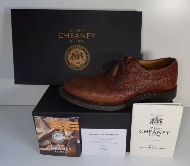 JOSEPH CHEANEY TOAST Brogues Navy Size 5 £104.00 - PicClick UK