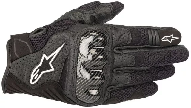 Alpinestars SMX-1 Air V2 Motorradhandschuhe Sommer Handschuhe schwarz