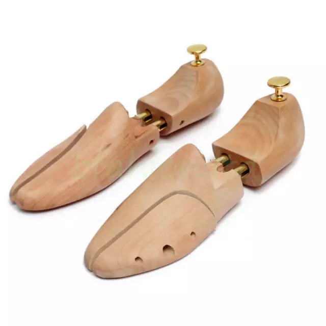 Adjustable Wooden Shoe Tree Shaper Keeper Wood Stretcher Men/Women 3