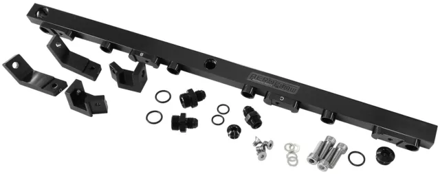 Aeroflow Af64-2004Blk Ford 4.0L Ba - Bf Xr6 Turbo Billet Fuel Rail Kit Black