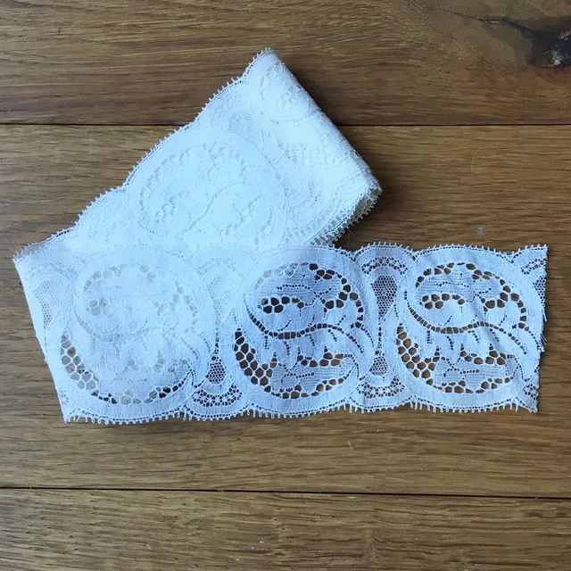 Lunghezza Treccia Merletto Vintage Bianco 3,05 M - Francese Lace
