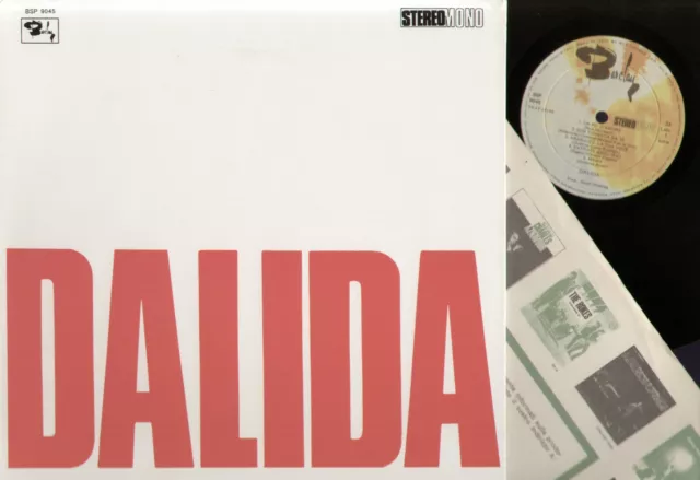 Lp Dalida 1968 Barclay Bsp 9045 Made In Italy G/Fold Sleeve Mama Dan Dan Dan