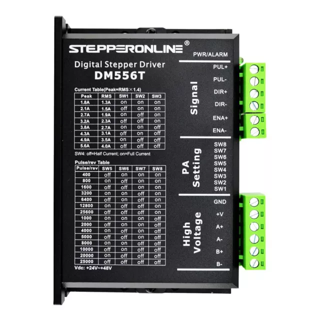STEPPERONLINE DM556T V3.0 Nema 23 motore passo-passo driver 1.8~5.6A 20-50 VDC