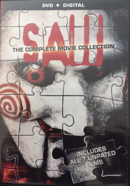 Saw: The Complete Movie Collection (DVD, 2014, 4-Disc Set)