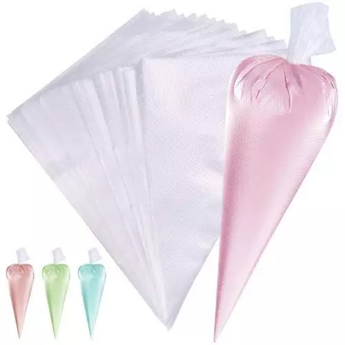 Vdl Disposable Icing Piping Bags Cake Decorating Plastic Small Med Large Xlarge