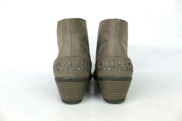 Bottines LIGNE A SUIVRE Cuir synthétique Gris taupe T 39 / UK 5.5 trés bon état 6