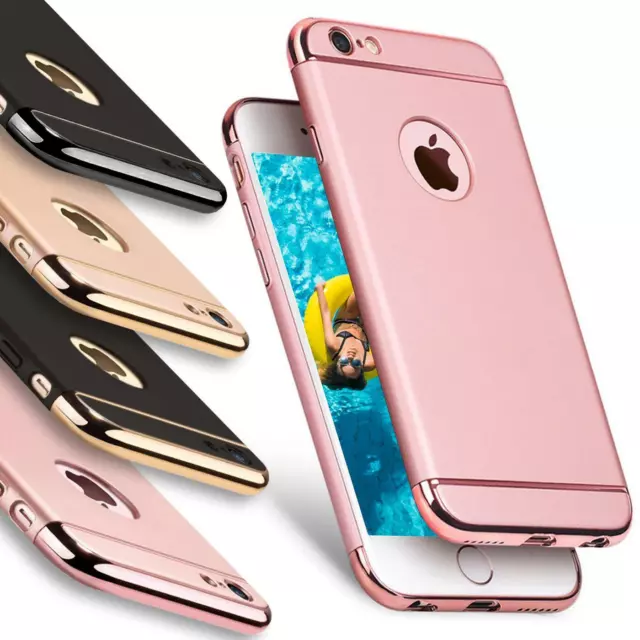 Bumper für iPhone 6 6S Soft Case Cover 2-Farbige Rückschale Schutz Tasche