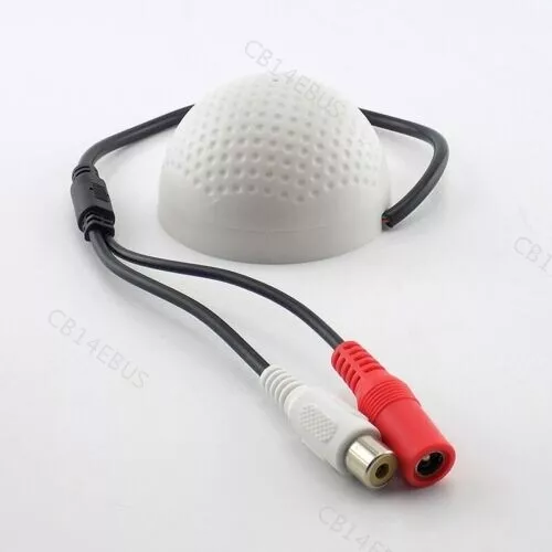 Mic Microphone High Sensitive CCTV Camera Sound Audio Pickup Monitor Device B14