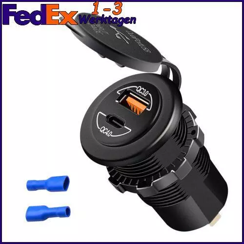 Supporto prolunga 60 W Qc4.0 supporto ricarica telefono nero A per moto e1