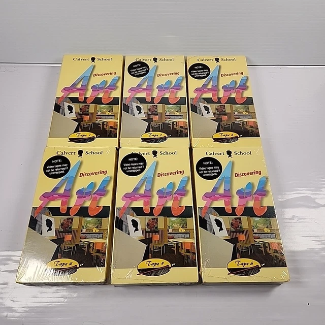 Vhs Numbers CALVERT SCHOOL DISCOVERING Art VHS Set Tape 1-5 Sealed Rare Lot £89.68 ...