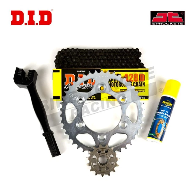 Kit Chaîne Pignon Vélo - Pignon 80T + 10T + Chaîne 146 Maillons - Acier Haute Résistance, Pour VTT, Scooter, Quad