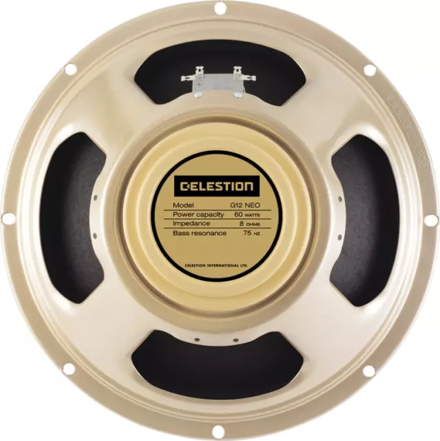 Celestion G12 NEO  Creamnback 8 ohm  12" 60 watt guitar speaker.