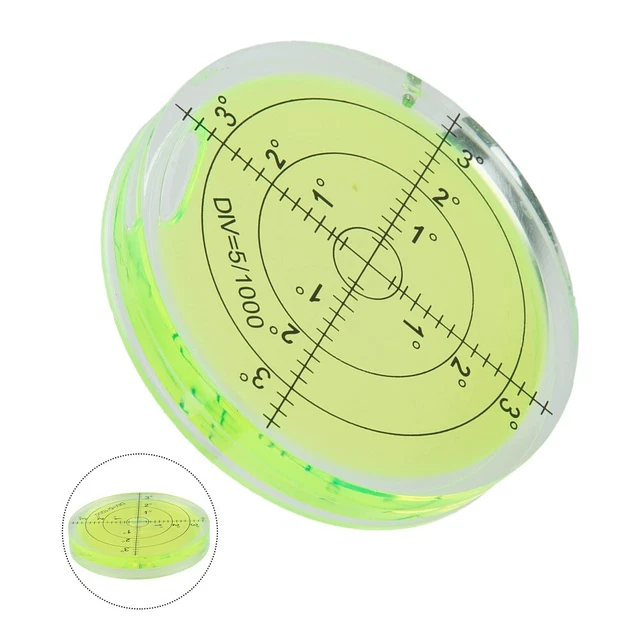 Mini Niveau à Bulle Rond 10x6 Mm - Lot De 4 Pour Trépied, Appareil Photo, Tourne-disque Et Bricolage - 2
