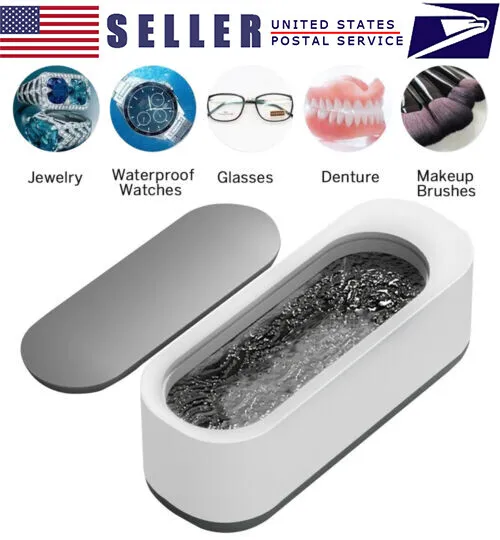 Jewelry Cleaning Machine Portable Eyeglasses Watches Heads Ultrasonic Cleaner