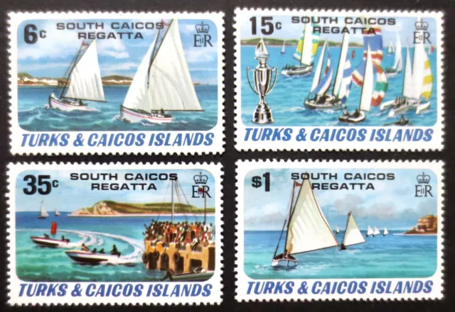 Turks & Caicos Islands - 1980 - Regatta - SG 630/633 - MM Set