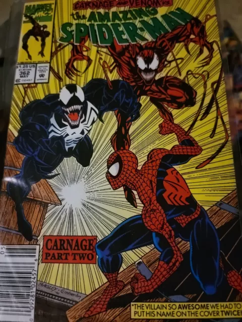 Amazing Spider-Man #362 - Venom Carnage Marvel 1992 Comics NM