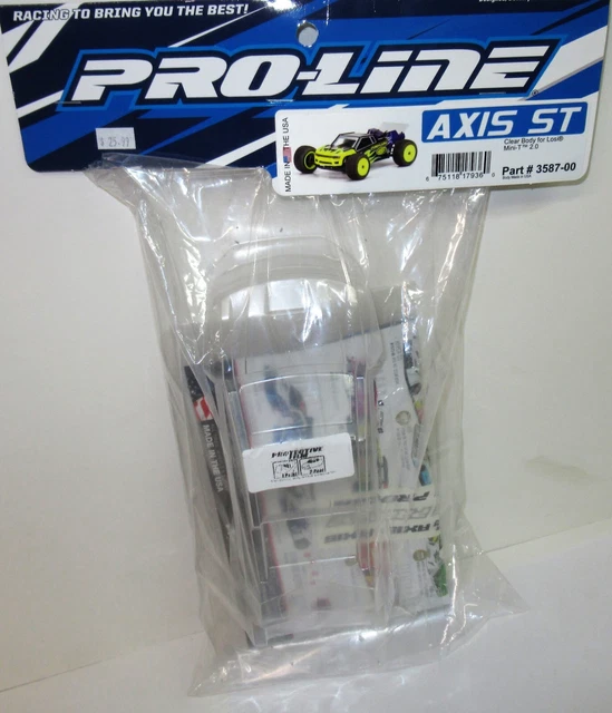 Pro-Line Axis ST Clear Body for Losi Mini-T 2.0 #3587-00