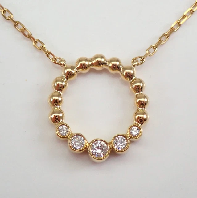 14K Yellow Gold Plated Unique Moissanite Necklace Bezel Set Pendant Chain 17"