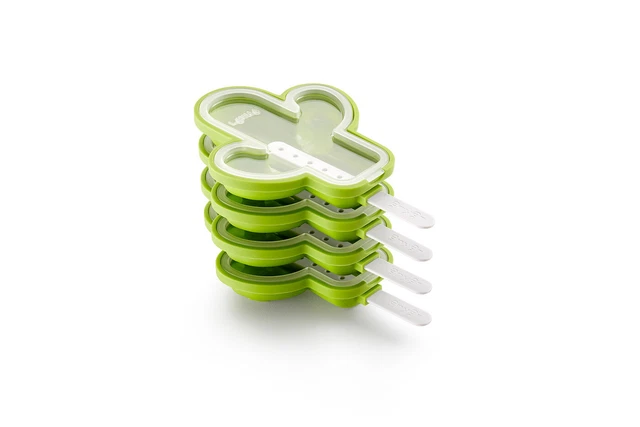 Molde pop para cactus Lekue, conjunto de 4, verde