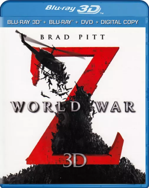 World War Z 3D (Blu-Ray 3D+Blu-Ray+DVD + D Neuf Bleu