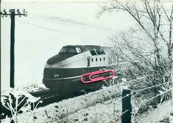 "Altes Foto"- SVT Karola im winterlichen Raureif bei Straßberg 1981