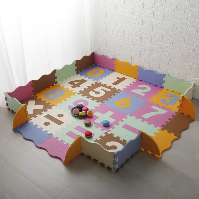 30cm Baby Crawling Puzzle Mat Soft EVA Foam Kids Play Carpet Home Floor Blanket