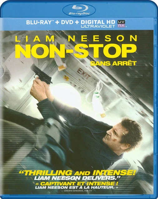 non-Stop (Blu-Ray + DVD + Numérique HD ) ( Bilingu Neuf Bleu