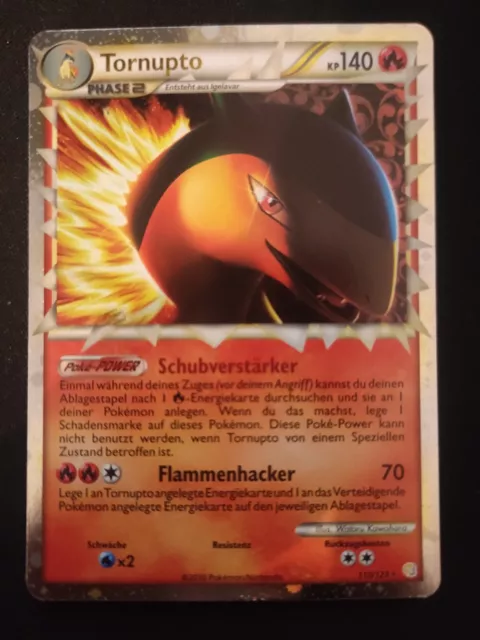 Pokemon Tornupto 110/123 Prime Deutsch Heartgold & Soulsilver